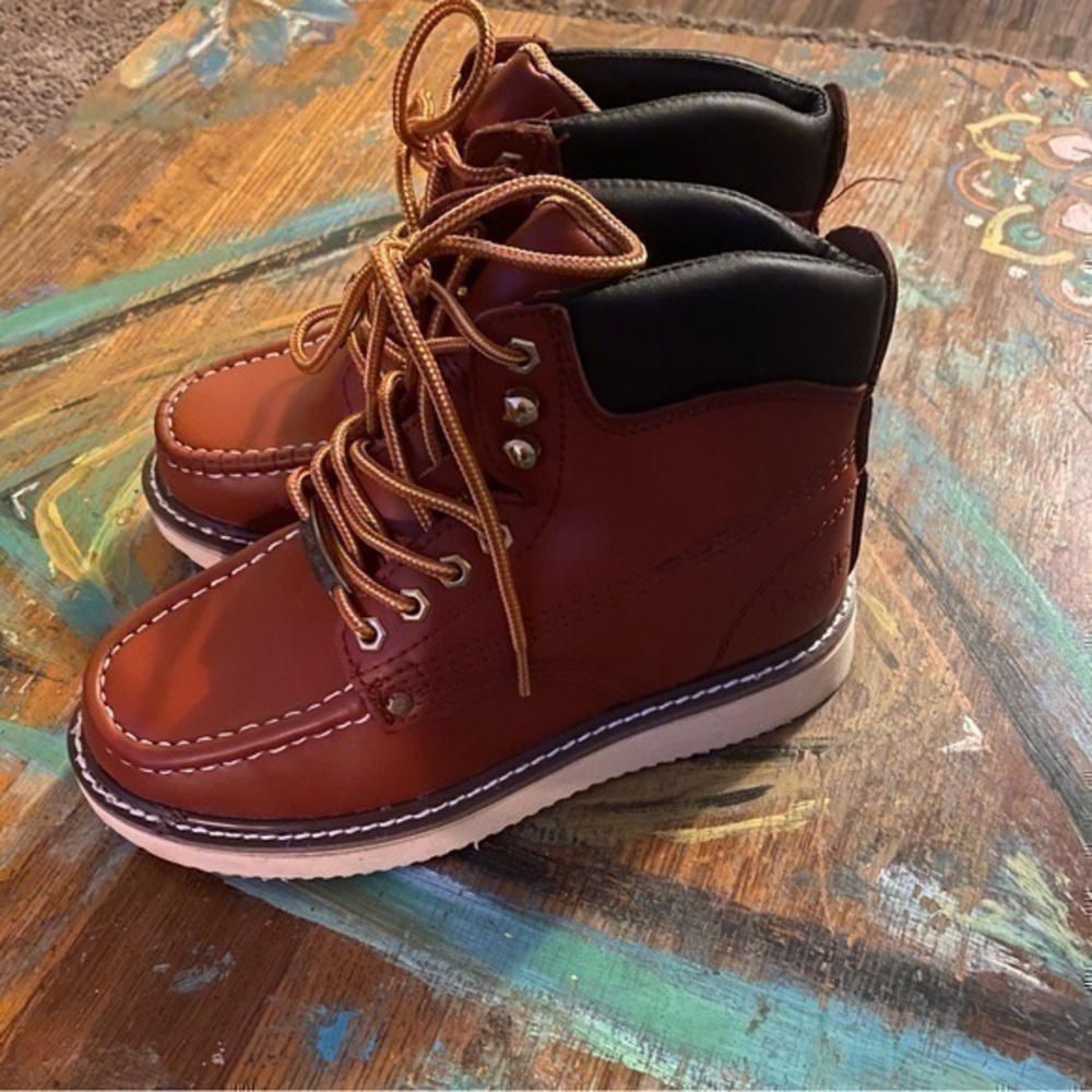 Like New Brown  Eagle Work Boots Men’s Size 7